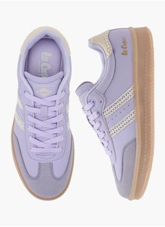 Lee Cooper Women's Panelled Sneakers with Lace-Up Closure  - Image 1