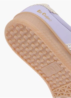 Lee Cooper Women's Panelled Sneakers with Lace-Up Closure  - Image 5
