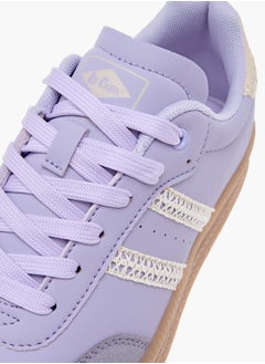 Lee Cooper Women's Panelled Sneakers with Lace-Up Closure  - Image 4