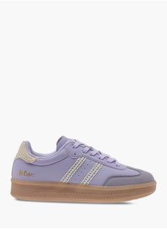 Lee Cooper Women's Panelled Sneakers with Lace-Up Closure  - Image 3