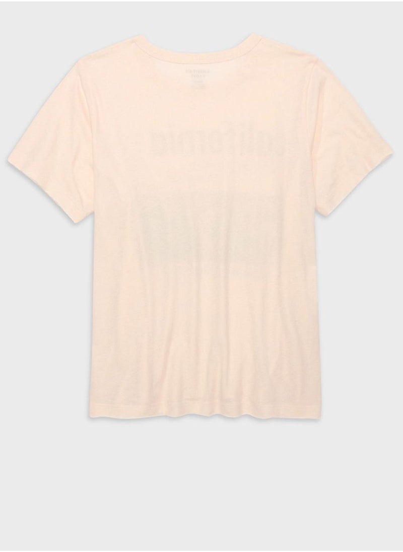امريكان ايجل Crew Neck Printed T-Shirt  - Image 5