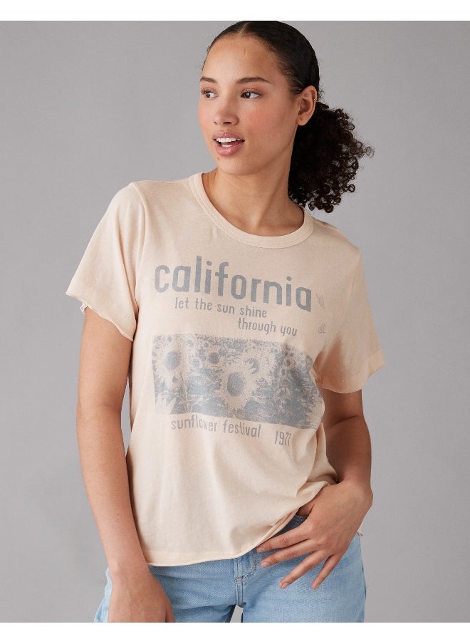 امريكان ايجل Crew Neck Printed T-Shirt  - Image 1