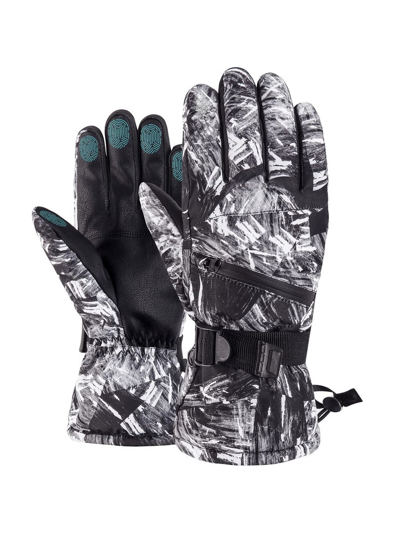 KASTWAVE Winter Gloves for Men Women - Wool Fleece Liner Touchscreen Gloves, Thermal Warm Winter Gloves for Cold Weather - Image 1