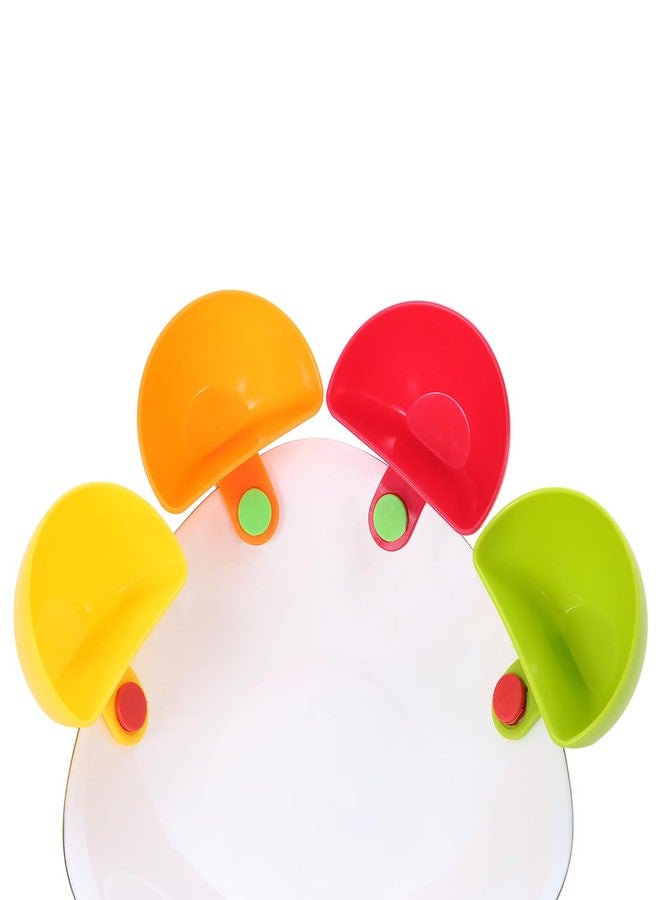 GuoGuo Wu Dip Clip Bowl Holder, 8-Pack Colorful Table Bowls Clip-on Dip Holders, For Tomato, Sauce, Salt, Vinegar, Sugar, Spices - Dip Bowl Party Ware - Image 5