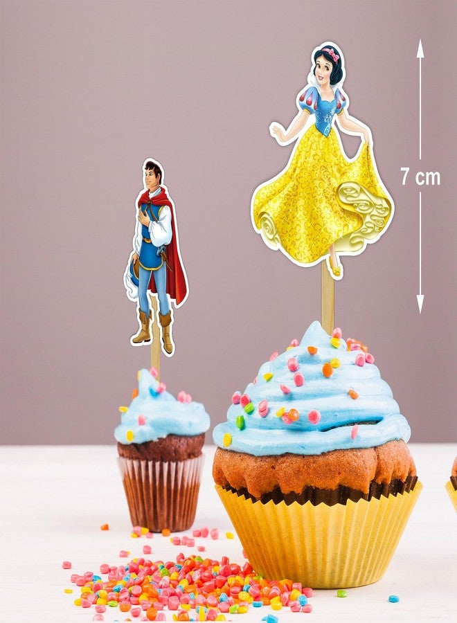 Seyal "Snw Whte and the Sevn Dwafs Cupcake Topper | Fairytale Party Decor | Enchanted Forest Theme | Classic Story Celebration | Magical Cake & Cupcake Decorations" - Image 2