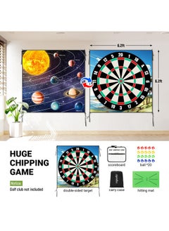 Golf Game,Golf Chipping Game, Giant Size Targets With Chipping Mat, Golf Chipping Practice Mats, Stick And Chip Golf Game, Indoor Outdoor Games-Choose Classic Or Darts - pzsku/Z94F819798E1FEF6707A2Z/45/_/1734347165/f9c48ad4-4c95-4067-9c98-9898fef04985