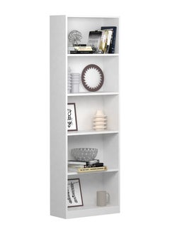 RIGID Wooden 5-Tier Open Book Shelf Cabinet  180x60x26cm  - Image 1