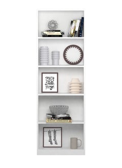 RIGID Wooden 5-Tier Open Book Shelf Cabinet  180x60x26cm  - Image 2