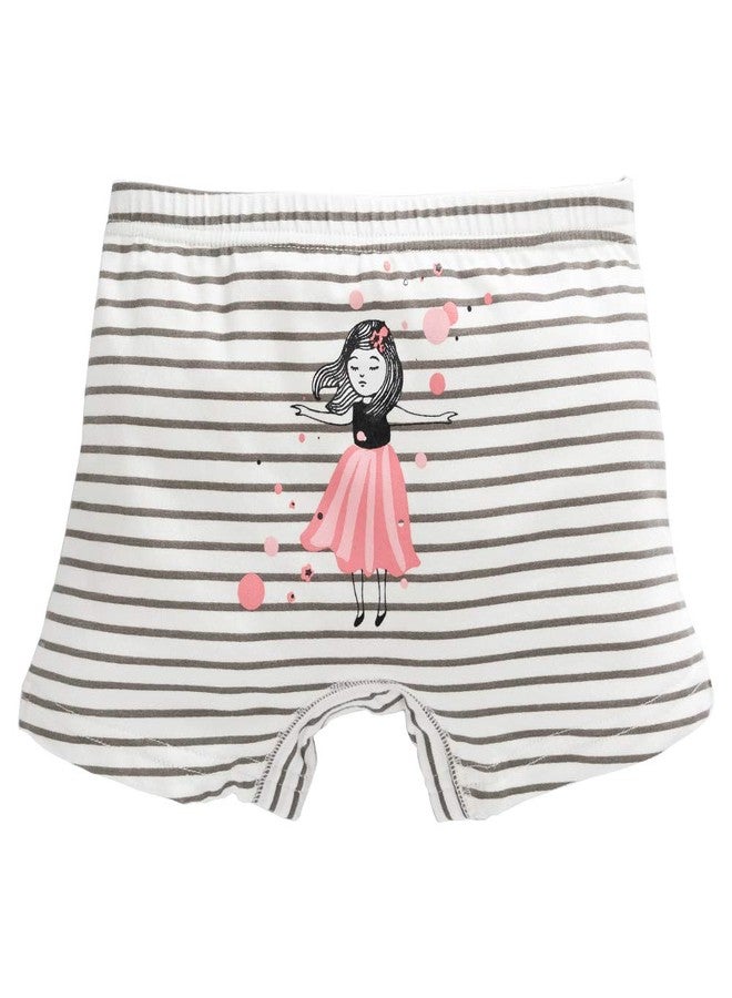 Core Pretty Little Girls Cotton Boy Shorts – Soft Toddler Panties, Breathable Underpants & Undies for Baby Girls 4-5 Years Princess Boxer Briefs Underwear - Image 4