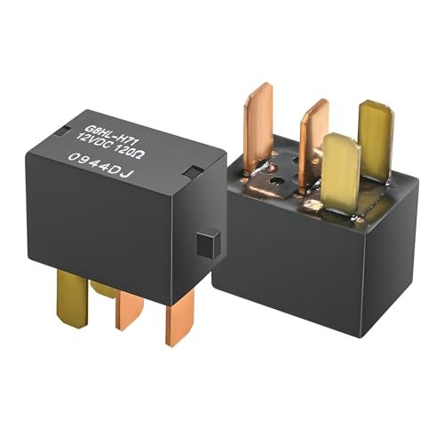 Yourkar 2 PCS Car AC Relay G8HLH7112VDC 4 Pins AC and Starter Relays Multiple Power Relay Assembly Starter Relays for Driving LightsAir ConditioningFans Car Accessories - Image 1