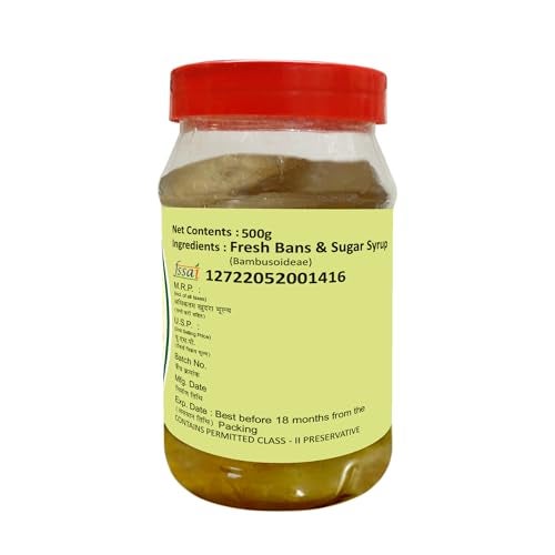 Sansu Bamboo Murabba | Bans Ka murabba | Helps Increasing Height Growth | Bans Ka Murabba 500 gm Pack | Bamboo Shoots Murabba Good for Health - Image 4