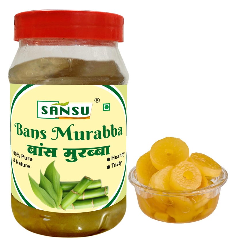 Sansu Bamboo Murabba | Bans Ka murabba | Helps Increasing Height Growth | Bans Ka Murabba 500 gm Pack | Bamboo Shoots Murabba Good for Health - Image 1