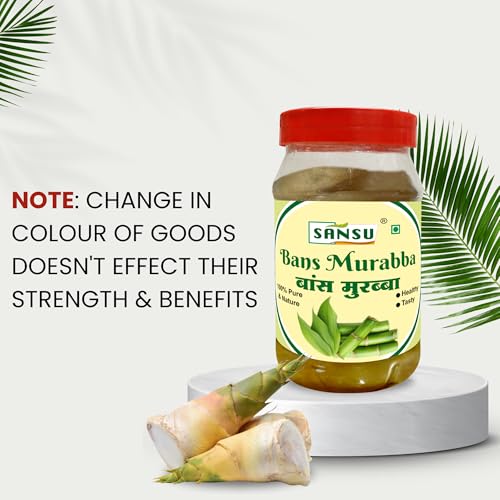 Sansu Bamboo Murabba | Bans Ka murabba | Helps Increasing Height Growth | Bans Ka Murabba 500 gm Pack | Bamboo Shoots Murabba Good for Health - Image 5