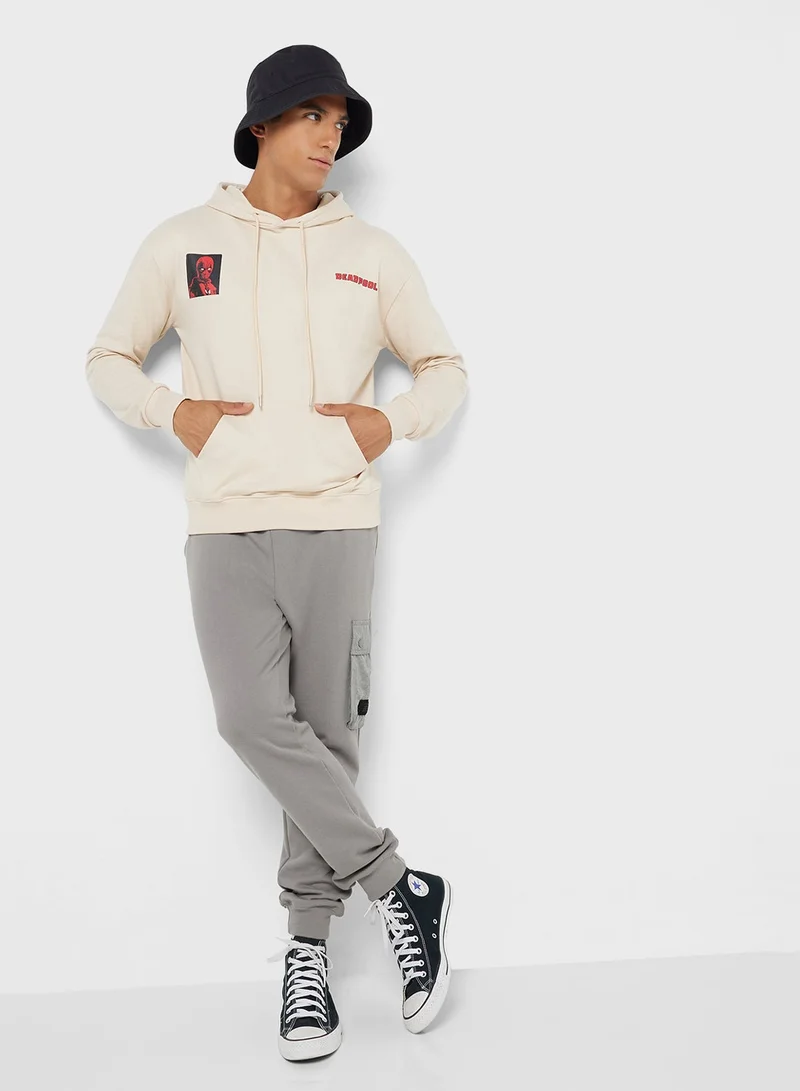 MARVEL Deadpool Oversized Pullover Hoodie