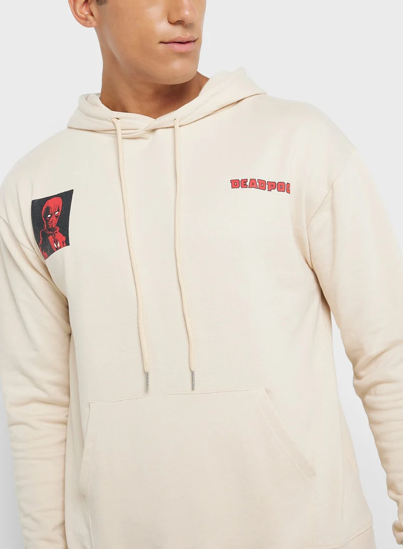 MARVEL Deadpool Oversized Pullover Hoodie