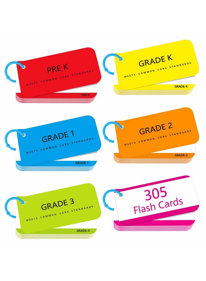 SpriteGru 305 Flash Cards, Include 250 Dolch & Fry Sight Words With Sentences Plus 50 Blank Flash Cards And 5 Index Cards, Educational Word Reading Flash Cards For Preschool, Kindergarten, 1St, 2Nd, 3Rd Grade - Image 2
