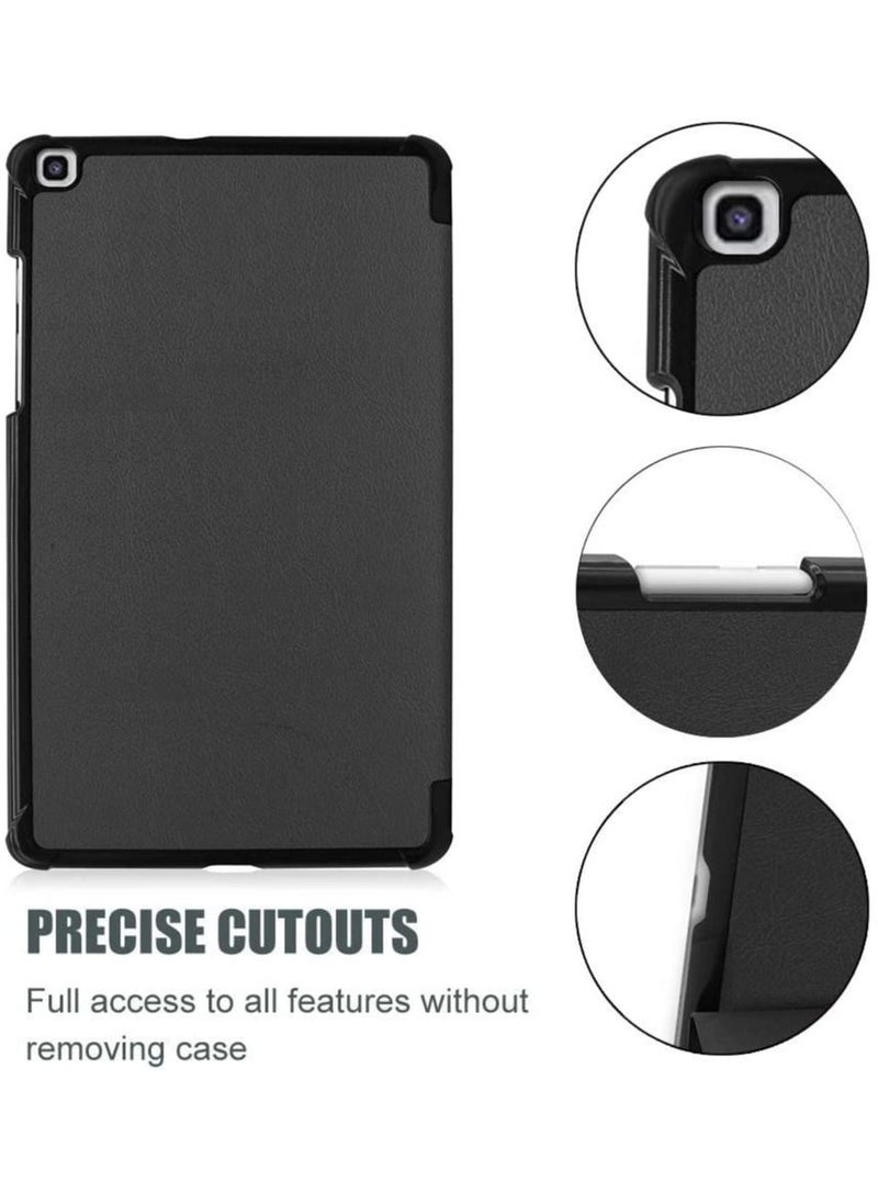 YoYoTech Galaxy Tab A 8.0 2019 Case T290 T295, Slim Light Cover Trifold Stand Hard Shell Folio Case for 8.0 inch Galaxy Tab A 2019 Without S Pen Model SM-T290 (Wi-Fi) SM-T295 (LTE)  - Image 4