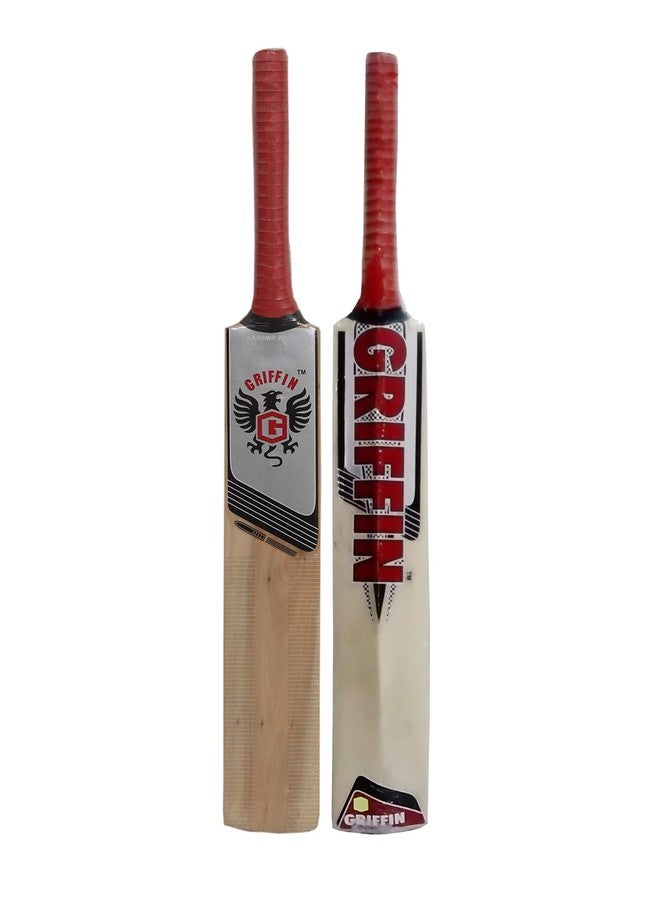 GRIFFIN PRO-RED Kashmir Willow Cricket BAT,Size-4