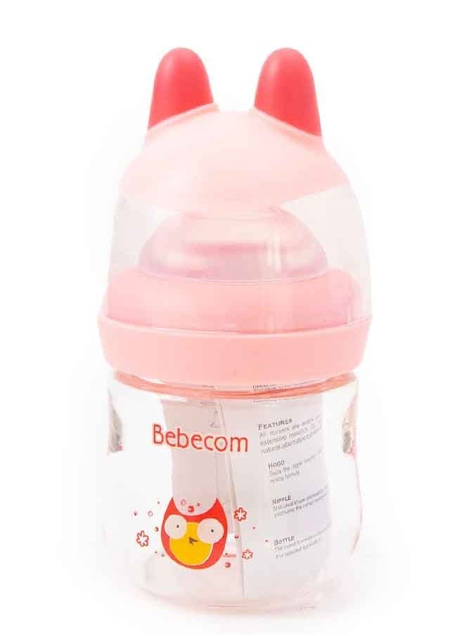 Bebecom Glass Bottle 120ml BPA Free, 0-3 Months, Pink - pzsku/Z94F86548F61553F0A5CCZ/45/_/1650023163/ea050e2e-7f9c-475f-a13f-ef8a9709b22d