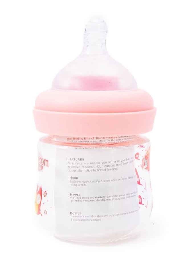 Bebecom Glass Bottle 120ml BPA Free, 0-3 Months, Pink - pzsku/Z94F86548F61553F0A5CCZ/45/_/1650023164/8916c779-6ea4-43b4-bec5-41550ad2362f