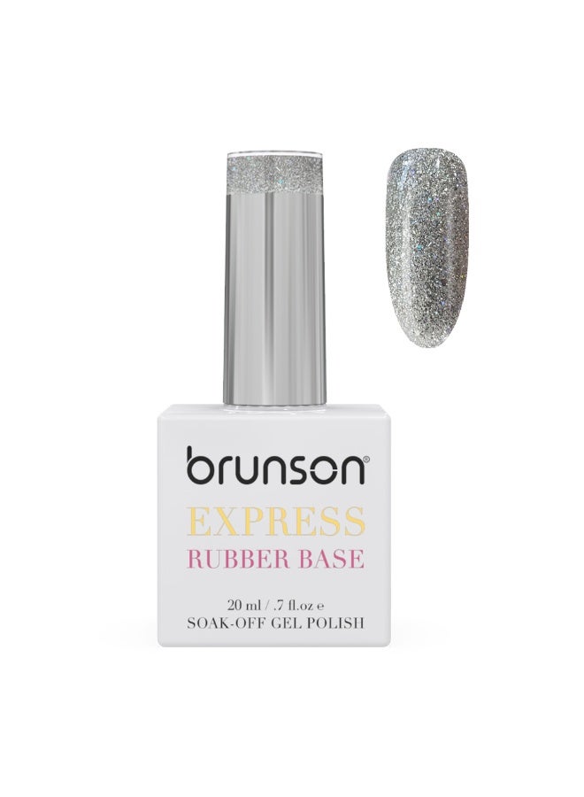 brunson Rubber Base Gel Nail Polish 20Ml - French Rubber Base Coat Long-Lasting, Durable And Chip-Resistant Nail Strengthener Gel Nail Polish Base Coat For Manicure And Pedicure