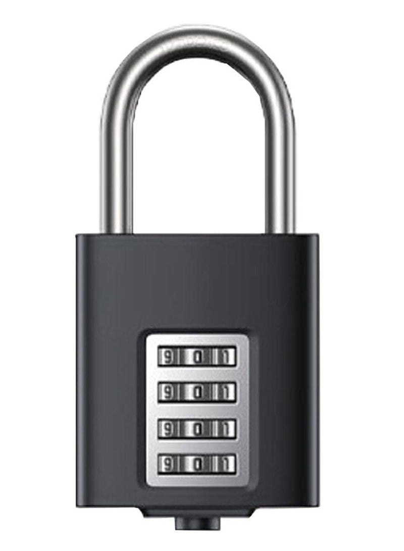 Zikra Outdoor Weatherproof Padlock, Heavy Duty Combination Padlock, 4 -Digit Combination Lock, Suitable for School Gym Locker, Fence, Toolbox, Hasp Gate, Storage - Image 1