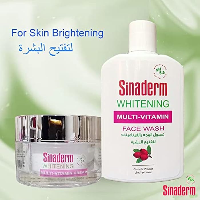 Sinaderm Whitening Multi-vitamin Cream with Vitamin E Oil, 50 ml - Image 5