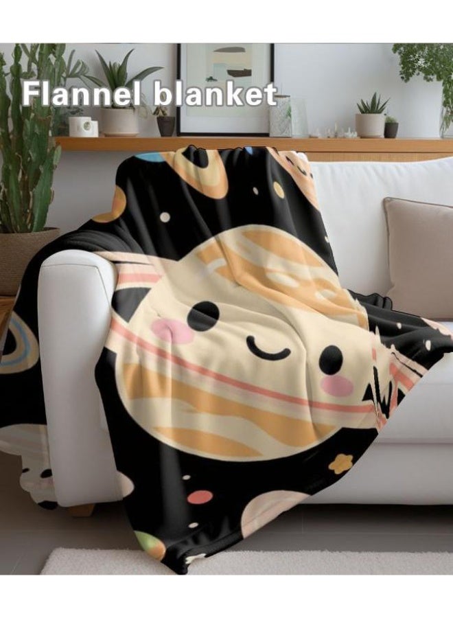 عام بطانية رقيقة من الفانيلا الكرتونية للأطفال والرضع (دافئة ومريحة، ومناسبة للنوم والألعاب) 70 سم * 100 سم - Image 5