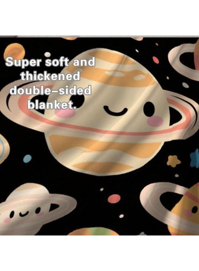 عام بطانية رقيقة من الفانيلا الكرتونية للأطفال والرضع (دافئة ومريحة، ومناسبة للنوم والألعاب) 70 سم * 100 سم - Image 4