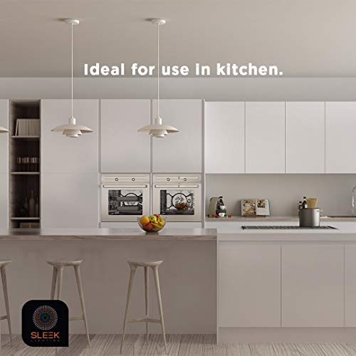 SLEEKLIGHTING - 13Watt GU24 Base 2 prong light bulbs- UL approved-120v 60Hz - Mini Twist Lock Spiral -Self Ballasted CFL Two Pin Fluorescent Bulbs- 4200K 900lm Cool White 4pack (60Watt Equivalent) - Image 3