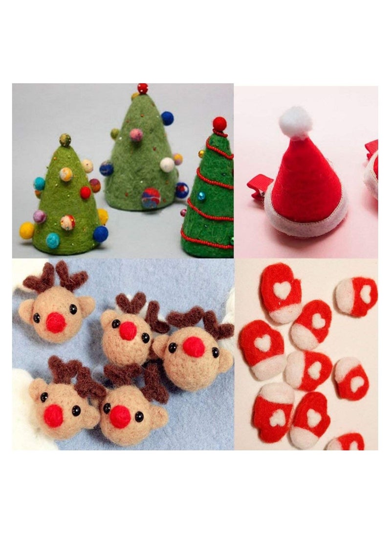 KASTWAVE Fibre Wool Yarn Roving, 50 Colors for Needle Felting Hand Spinning DIY Craft Materials - Image 4