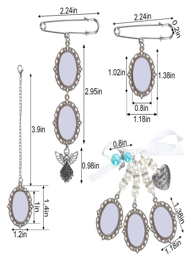 Phnydreg 7Pcs Graduation Cap Memorial Photo Charms Sublimation Tassel Charms for Graduation Cap and Gown Decoration - Image 2