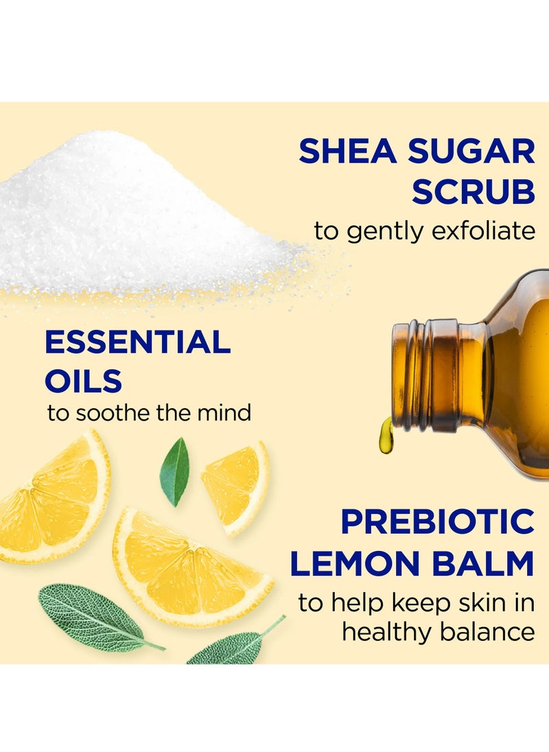 Dr Teal's Dr Teal's Shea Sugar Scrub Prebiotic Lemon Balm 538Gm  - Image 4
