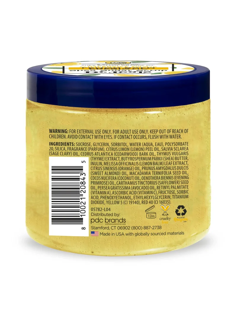 Dr Teal's Dr Teal's Shea Sugar Scrub Prebiotic Lemon Balm 538Gm