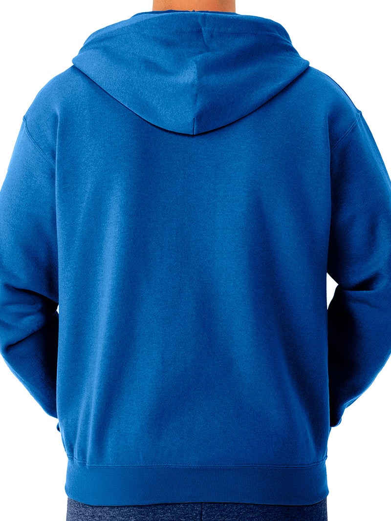 Jerzees -Men's NuBlend Fleece Hoodies and Sweatshirts, Full Zip-Royal, X-Large - Image 3