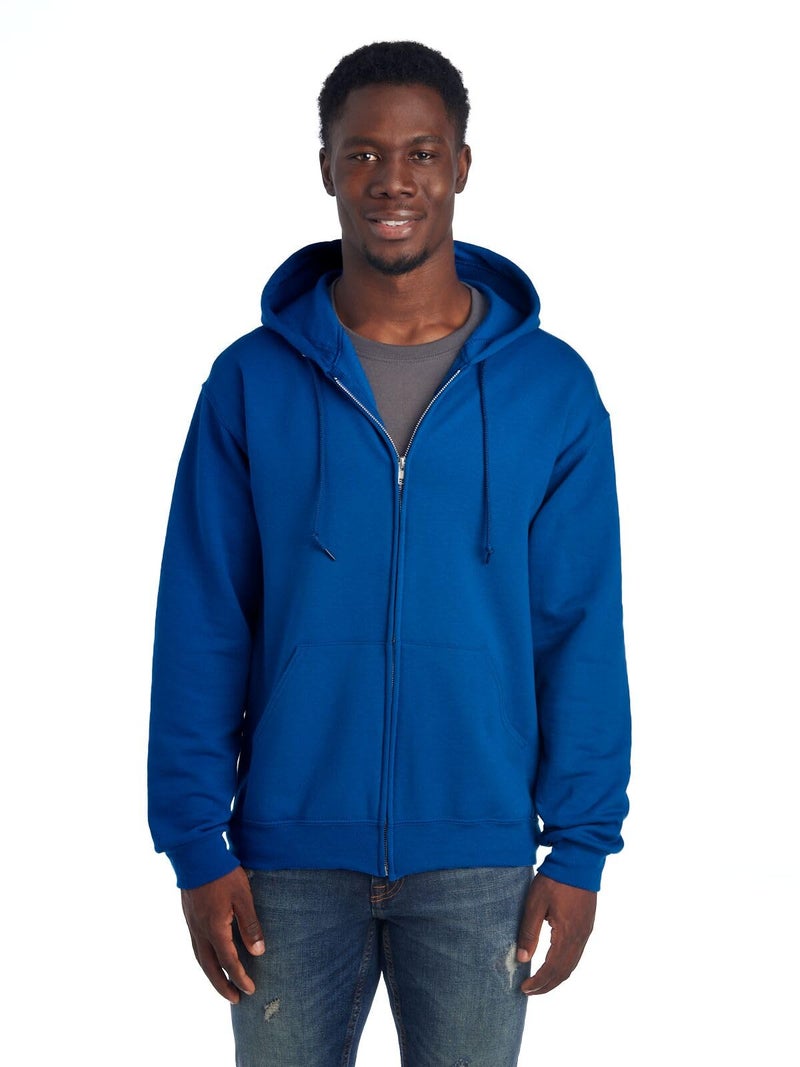 Jerzees -Men's NuBlend Fleece Hoodies and Sweatshirts, Full Zip-Royal, X-Large - Image 5