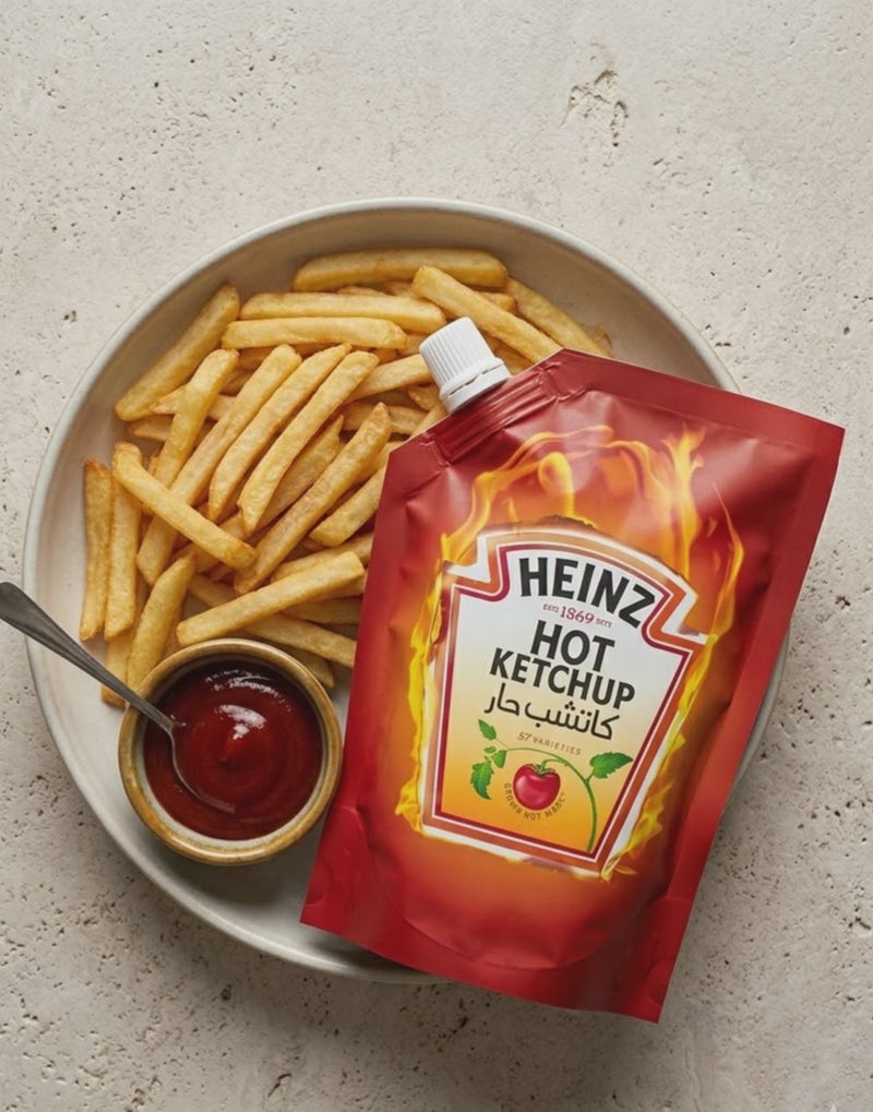 Heinz Hot Tomato Ketchup - 285g - Pack of 2 - Image 3