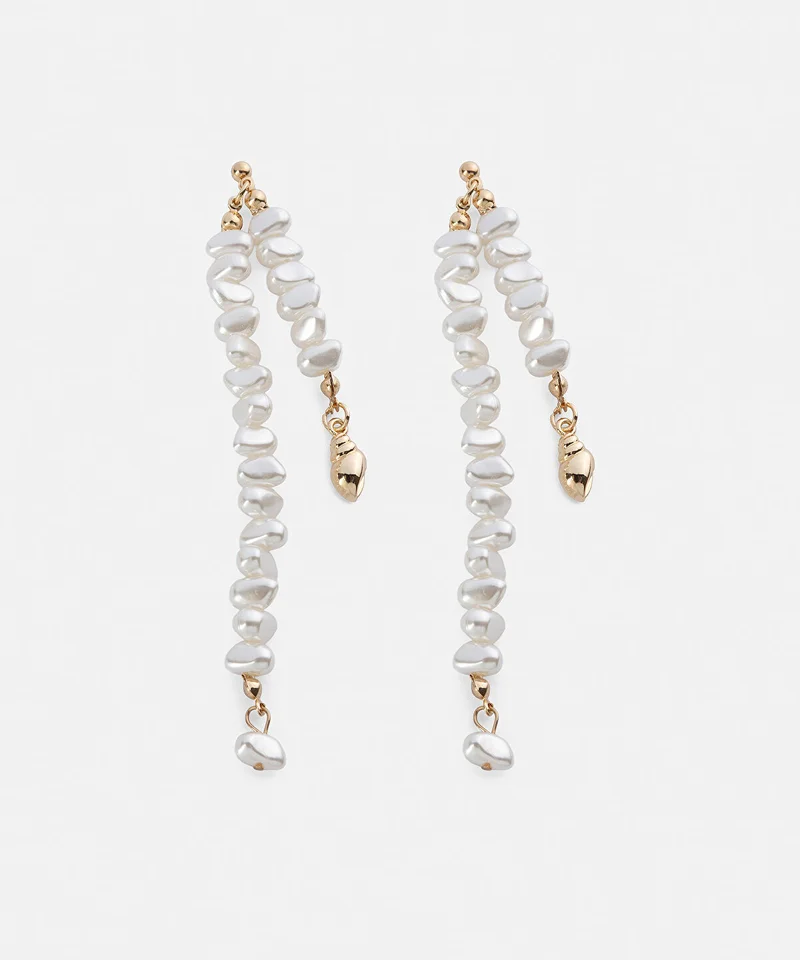 Ipekyol Faux Pearl Dangle Earrings