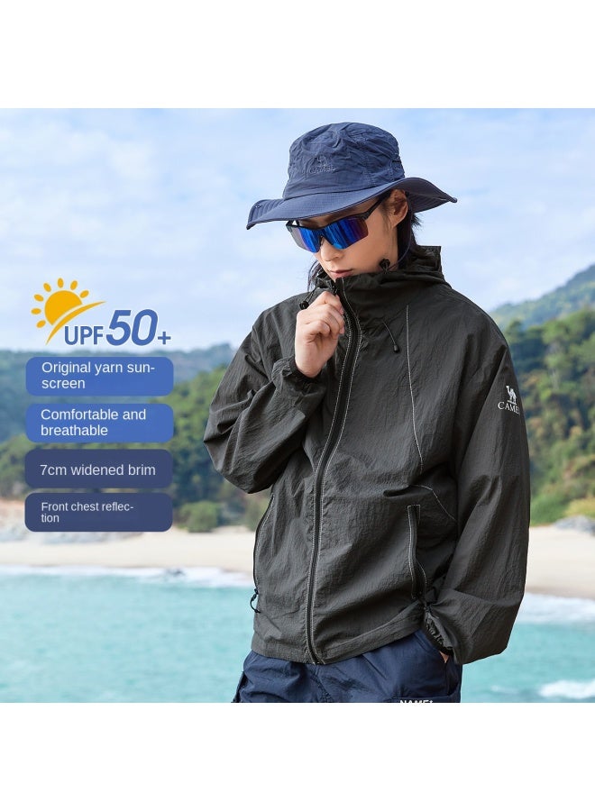 كاميل 【UPF50+ سترة زوجية عالية الحماية من الشمس】 ملابس خارجية موحدة الجنسين مقاومة للأشعة فوق البنفسجية وقابلة للتنفس - Image 2