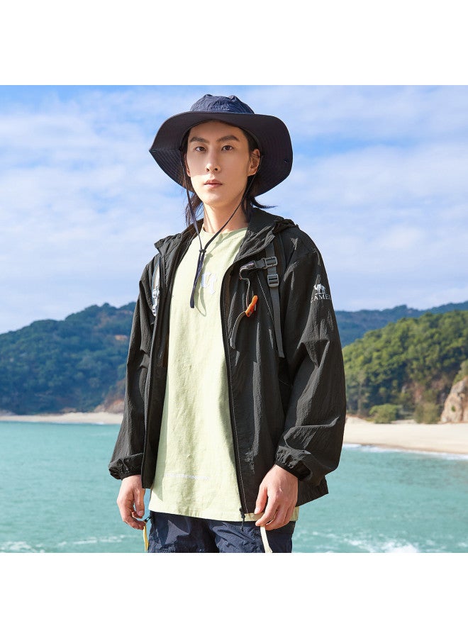 كاميل 【UPF50+ سترة زوجية عالية الحماية من الشمس】 ملابس خارجية موحدة الجنسين مقاومة للأشعة فوق البنفسجية وقابلة للتنفس - Image 3