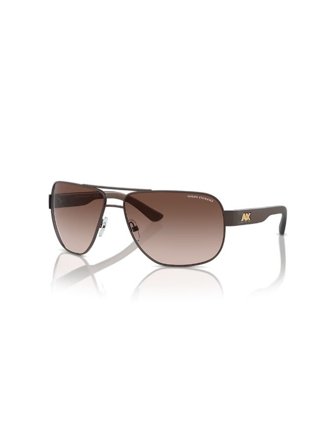 Armani Exchange Full Rim Pilot Sunglasses AX2012S 62 6058 13 - Image 1