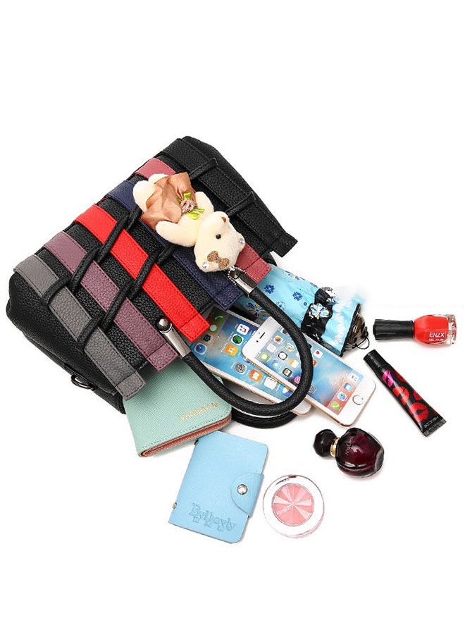 Arabest - Women's Bag,Sweet Fashion Embossed Women's Bag,Leather Crossbody Shoulder Bag with Bear Pendant,Suitable Gift For Female Loved Ones And Female Friends - Image 1