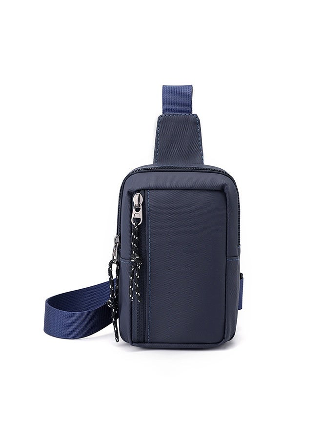 ميني سلينغ كيس للرجال / النساء ، للمياه المرافق crossbody حقيبة الظهر حقيبة الصدر للمشي لمسافات طويلة السفر الرياضة تشغيل (أزرق) - Image 1