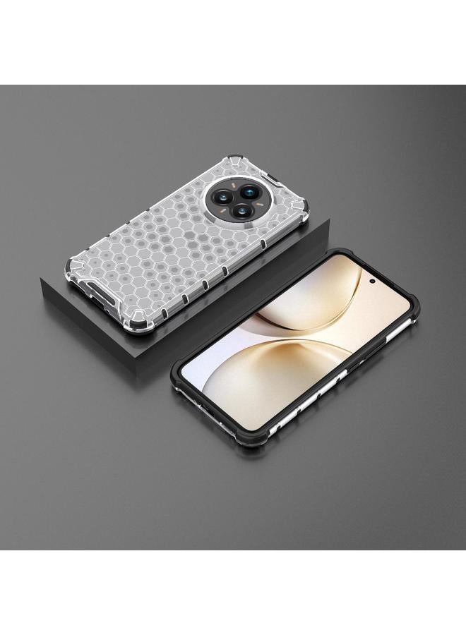 اس-توب جراب لهاتف Realme 14 Pro+ 5G مصنوع من مادة PC Honeycomb المقاومة للصدمات + جراب هاتف واقٍ من مادة TPU - Image 2