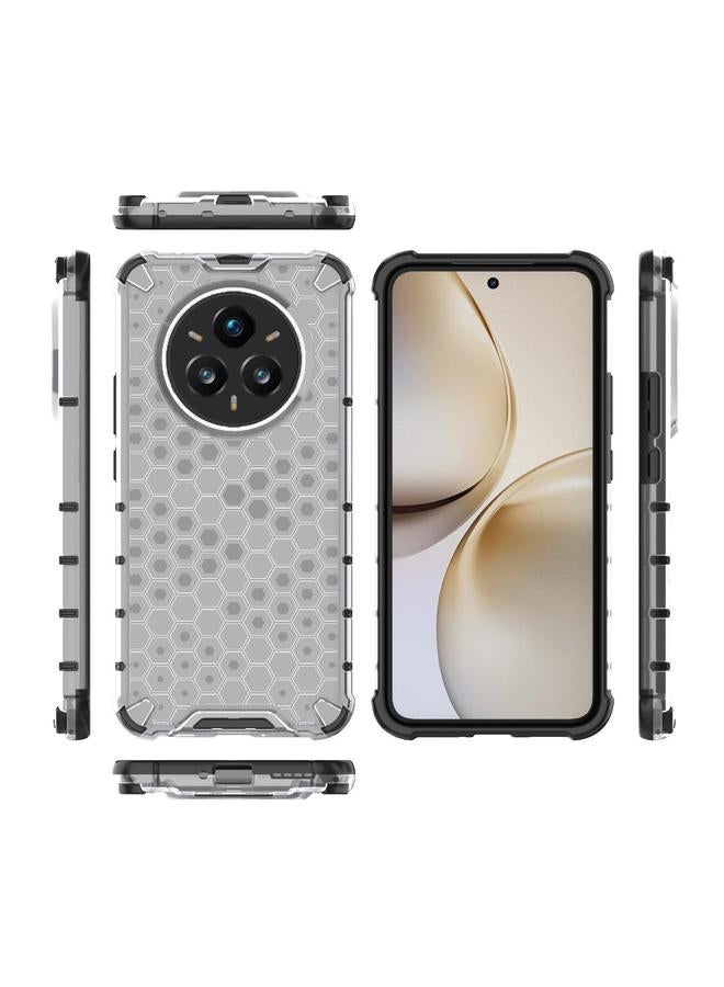 اس-توب جراب لهاتف Realme 14 Pro+ 5G مصنوع من مادة PC Honeycomb المقاومة للصدمات + جراب هاتف واقٍ من مادة TPU - Image 3