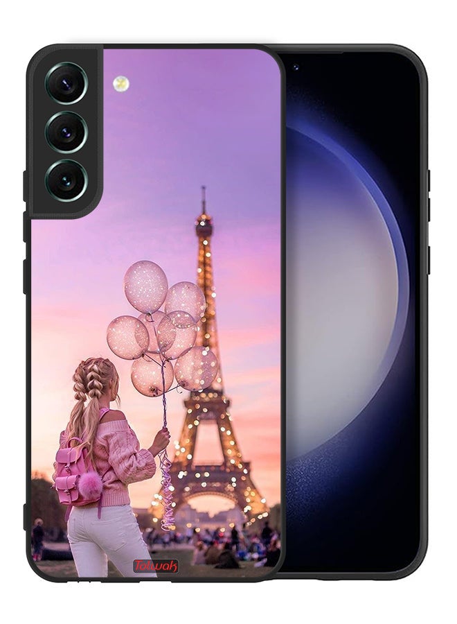 Tolwak Samsung Galaxy S22 5G Protective Case Cover Girl Holding Balloons - Image 2