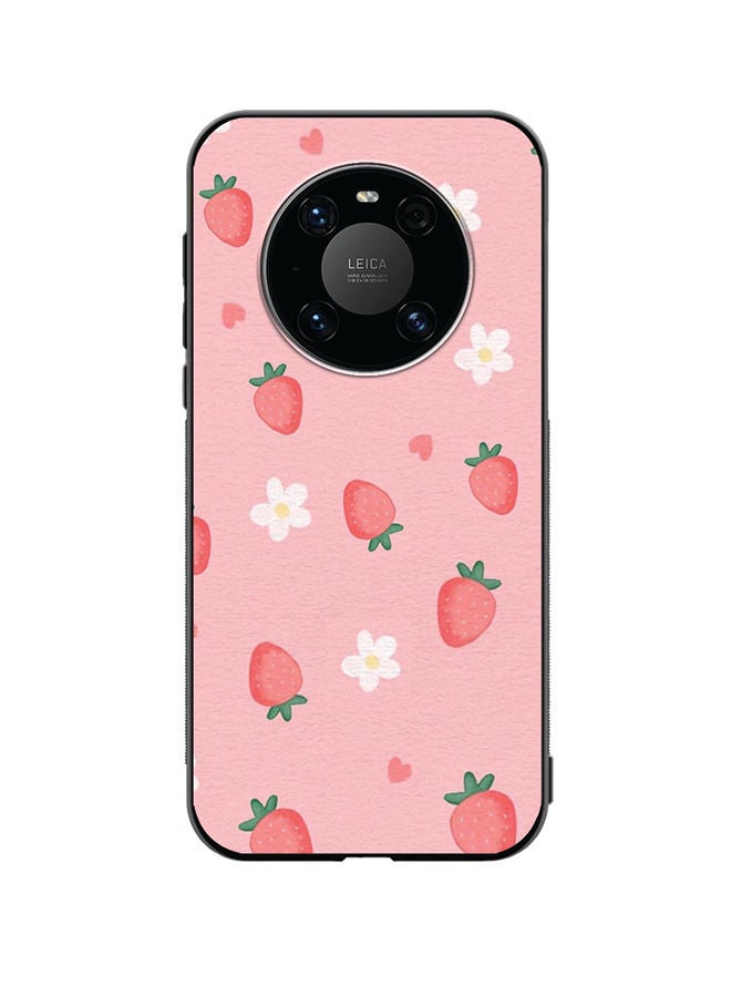 VR CREATIVE Protective Case Cover For Huawei Mate 40 Strawberry Design Multicolour - Image 1