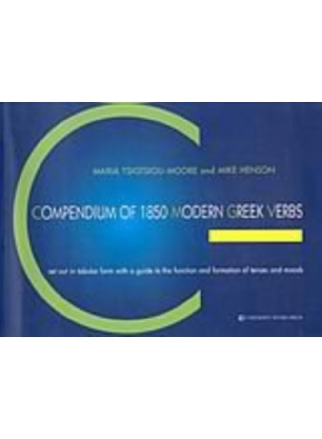 COMPENDIUM OF 1850 MODERN GREEK VERBS