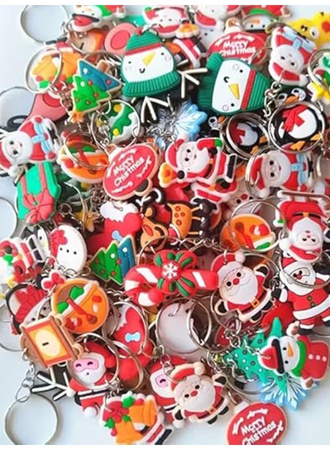 مجموعة من 5 قطع من سلسلة مفاتيح هدايا عيد الميلاد - Image 3