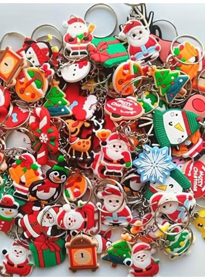 مجموعة من 5 قطع من سلسلة مفاتيح هدايا عيد الميلاد - Image 1